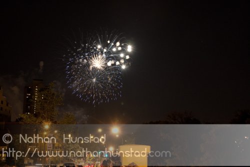 Minneapolis fireworks on 4 July 2010